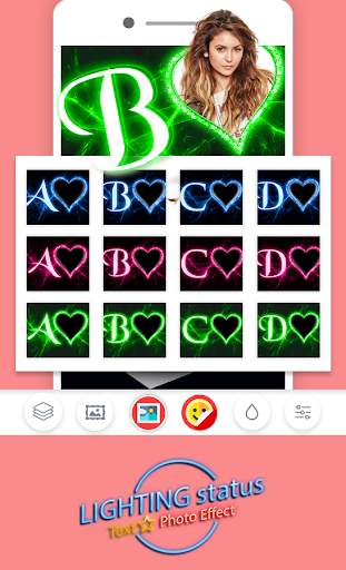 Lighting Status Text - Photo Effect screenshot 4