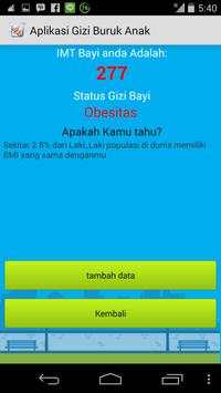 Aplikasi Gizi Buruk Anak screenshot 3