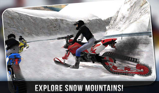 febbre pilota corsa neve bici screenshot 9