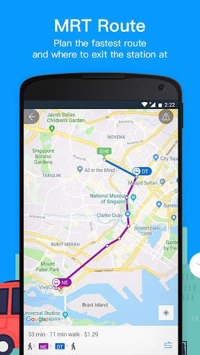 My SGBus - Bus Arrival Time MRT routes screenshot 4