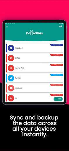 DroidPass Password Manager & Password Keeper screenshot 10