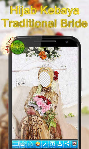 Hijab Kebaya Traditional Bride screenshot 2