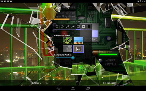 Cracked Screen Gyro 3D Parallax Wallpaper HD screenshot 10