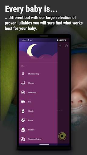 BabySleep: Whitenoise lullaby screenshot 7