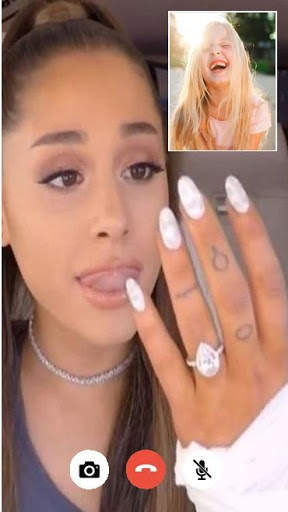 Ariana Grande Call - Fake video call with Ariana 1 تصوير الشاشة