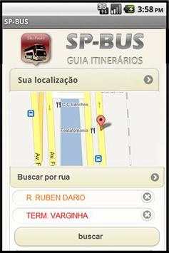 SP-BUS  Linhas de ônibus screenshot 2