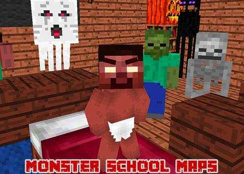 Monster School Horror Maps for MCPE screenshot 3