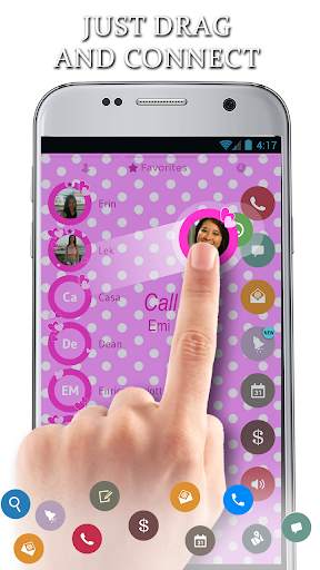 Love Hearts Dialer Theme screenshot 3