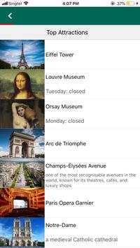 Paris Travel Guide, Attraction, Metro, Map, App screenshot 1