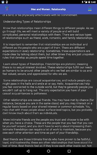 Male and Female. Relationship screenshot 10