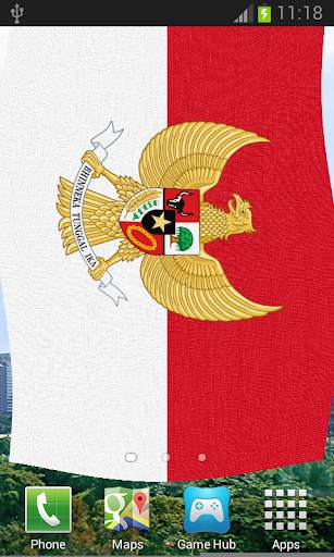 Indonesia Flag Live Wallpaper screenshot 6