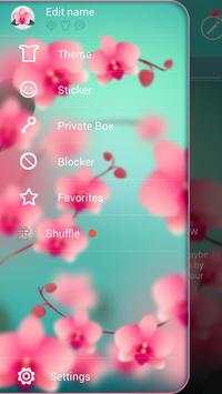 Flower Blossom SMS Theme screenshot 3