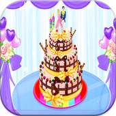 Maker cake - cooking game girls logo