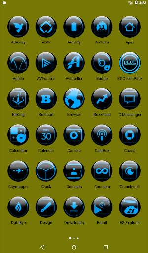 Blue Glass Orb Icon Pack screenshot 10
