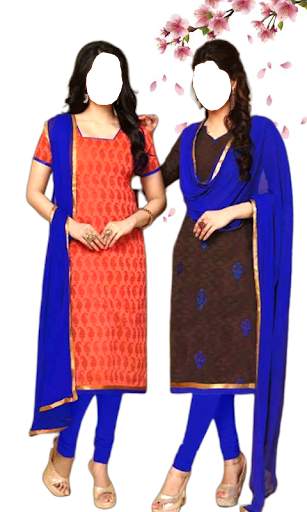 Women Chudidar Twins Photo Suit screenshot 6