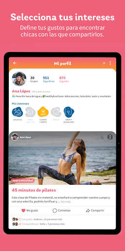 Femmly - Red social femenina screenshot 8