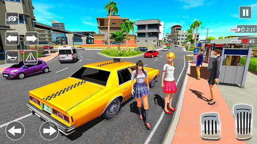 Taxi Driving Simulator City Car New Games 2021 screenshot 8