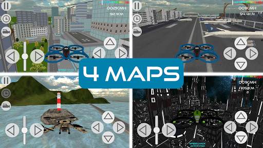 City Drone Flight Simulator screenshot 1
