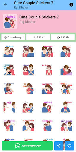 Love Stickers For WhatsApp screenshot 2
