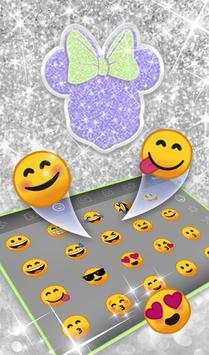 Pretty Colorful Glitter Keyboard Theme screenshot 4