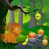 Jungle king fruit crash icon