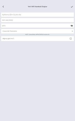Wifi Kare Kod Oluşturucu screenshot 5