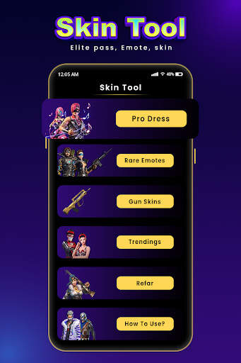 FFF Skin Tools & Elite Pass screenshot 1