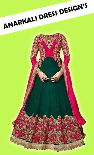 Indian Anarkali Dress Photo Suit screenshot 3