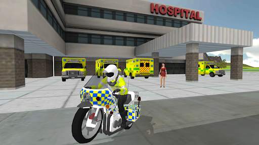 Police Car Driving Motorbike screenshot 21