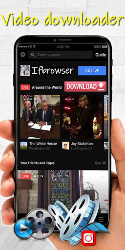 Ifbrowser -  Social Media Browser & Downloader screenshot 3