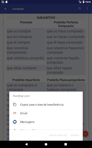 Verbos Español screenshot 14
