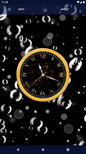 Black Clock Live Wallpaper screenshot 7