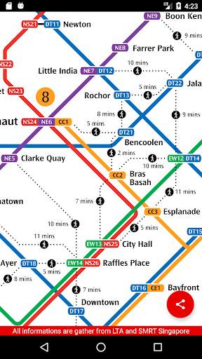 SG MRT Map (Offline) screenshot 1
