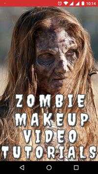 Zombie Face Makeup Video Tutorial - Zombie Makeup screenshot 1