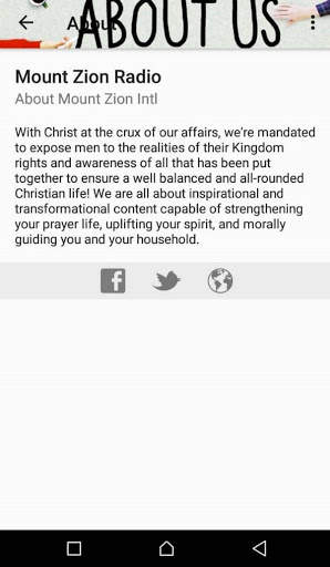 Mount Zion Radio screenshot 2