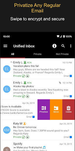 EPRIVO Private Email with Voice and Controls screenshot 8