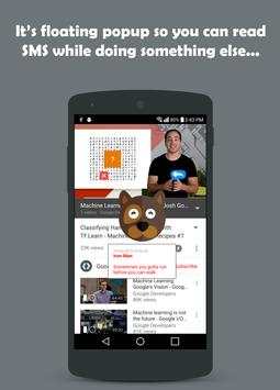 Cute SMS Popup Notification screenshot 3