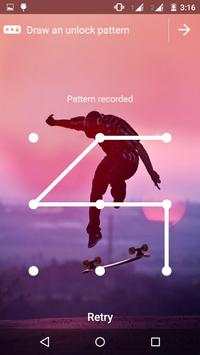 Skateboarding App Lock Theme screenshot 8