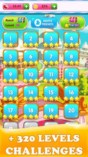 Candy Match 3 & Witch Sweet screenshot 1