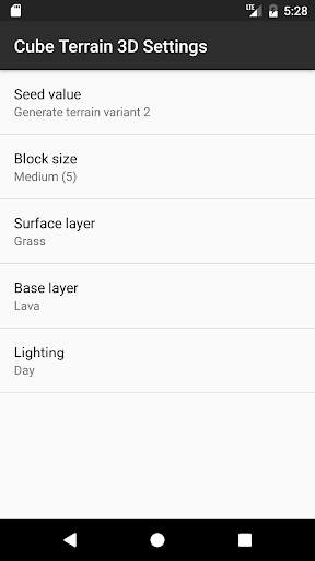 Cube Terrain 3D Live Wallpaper screenshot 6