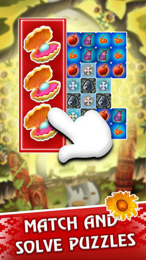 Agness the Witch Puzzle Saga. Candy Slavic Stories screenshot 3