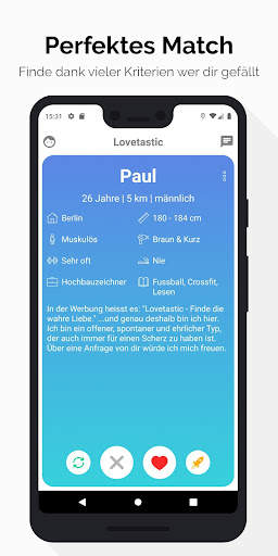 Lovetastic - Dating ohne Foto screenshot 2
