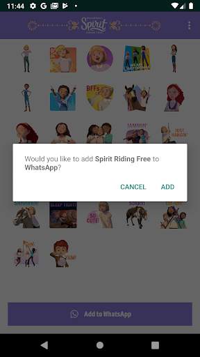 DreamWorks Spirit Riding Free Stickers screenshot 7