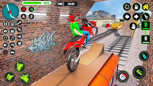 GT Bike Racing Game Moto Stunt screenshot 2