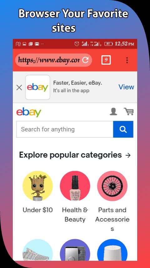 Lite Browser - 4G LTE Browser App screenshot 3