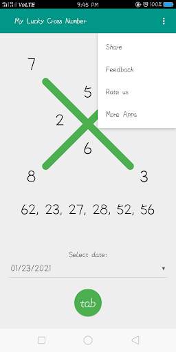 My Lucky Cross Number screenshot 3