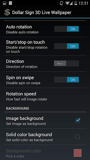 U.S. Dollar Live Wallpaper screenshot 6