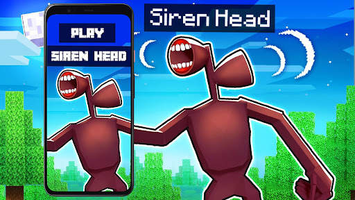 Siren Head game for Minecraft screenshot 2