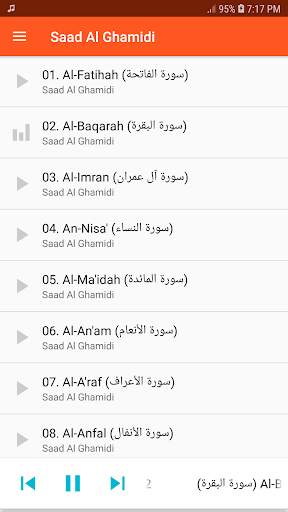 Saad Al Ghamidi Full Quran Offline MP3 2020 screenshot 2