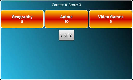 Shuffle Trivia Game screenshot 2
